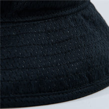 Cargar imagen en el visor de la galería, C Hand Bucket Hat Black Open Mesh
