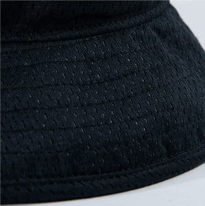 C Hand Bucket Hat Black Open Mesh