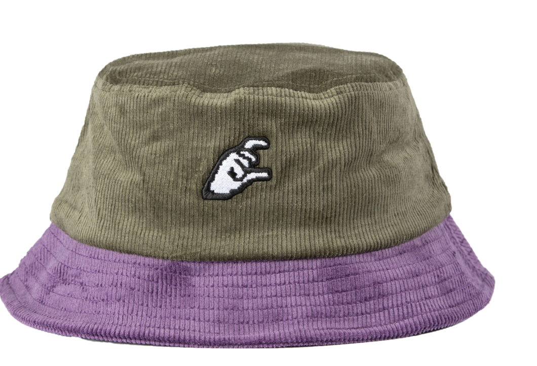 C Hand - Bucket Hat - Purple Green